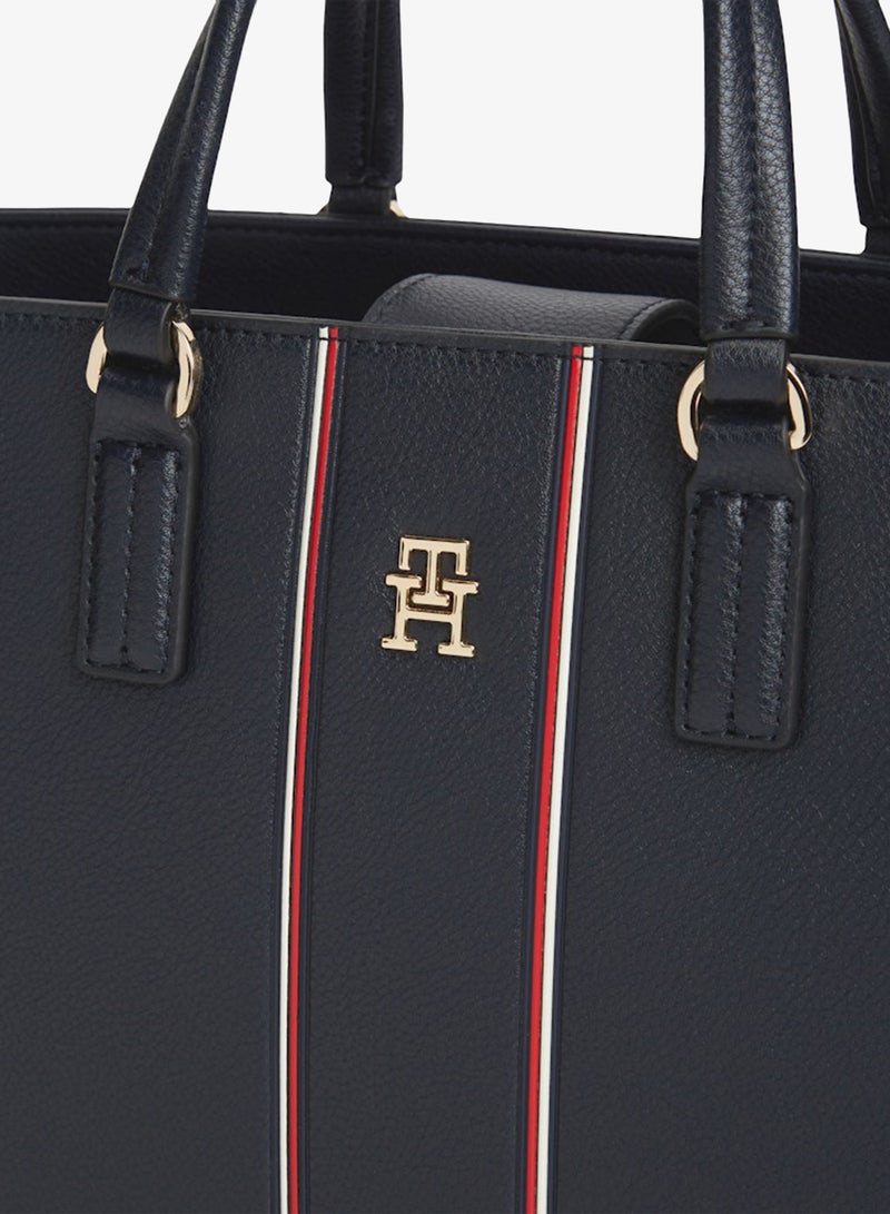 TOMMY HILFIGER Signature Crossbody Satchel - Image 4